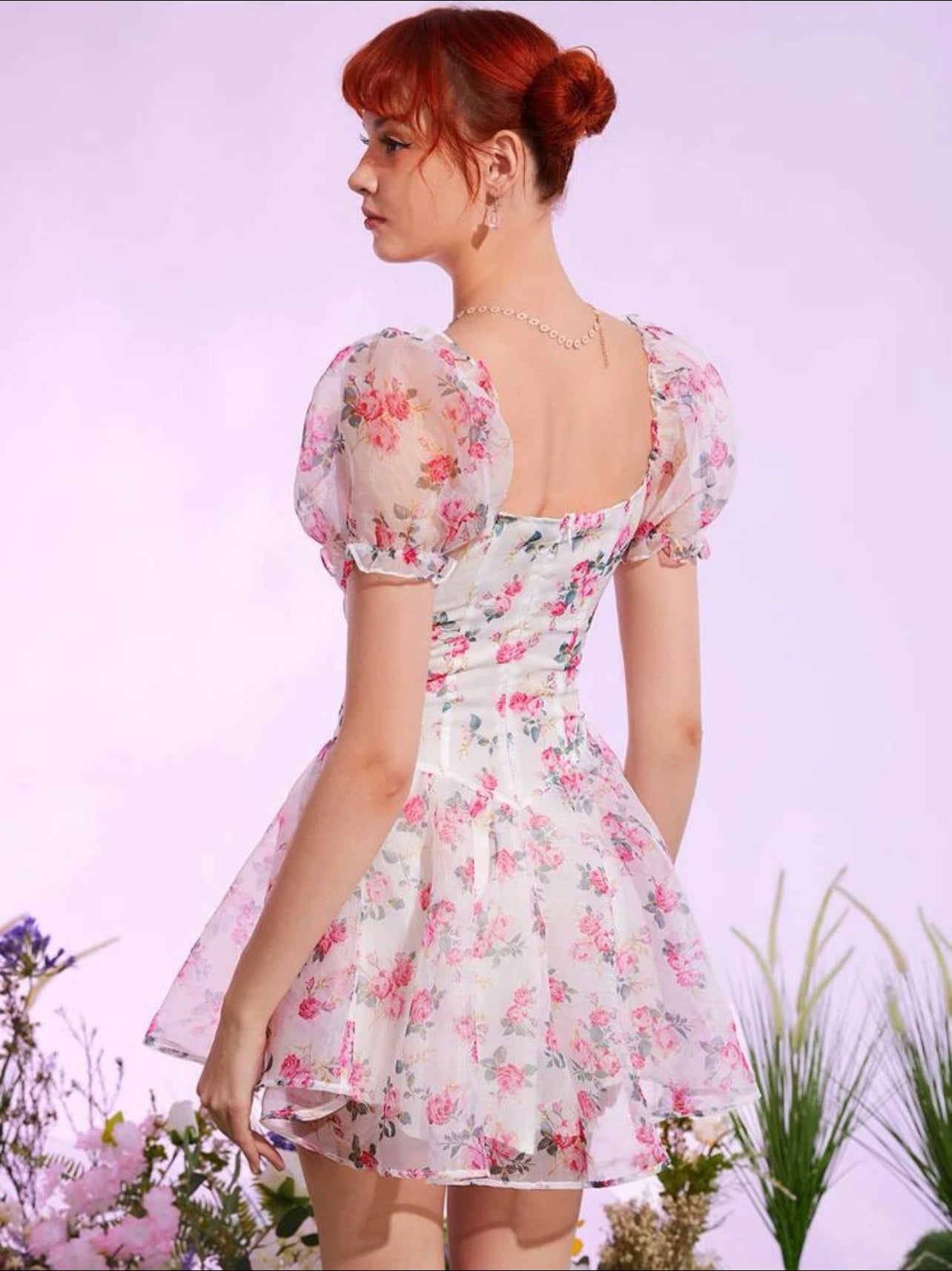 "Thee Doll" Floral Baby Doll Dress