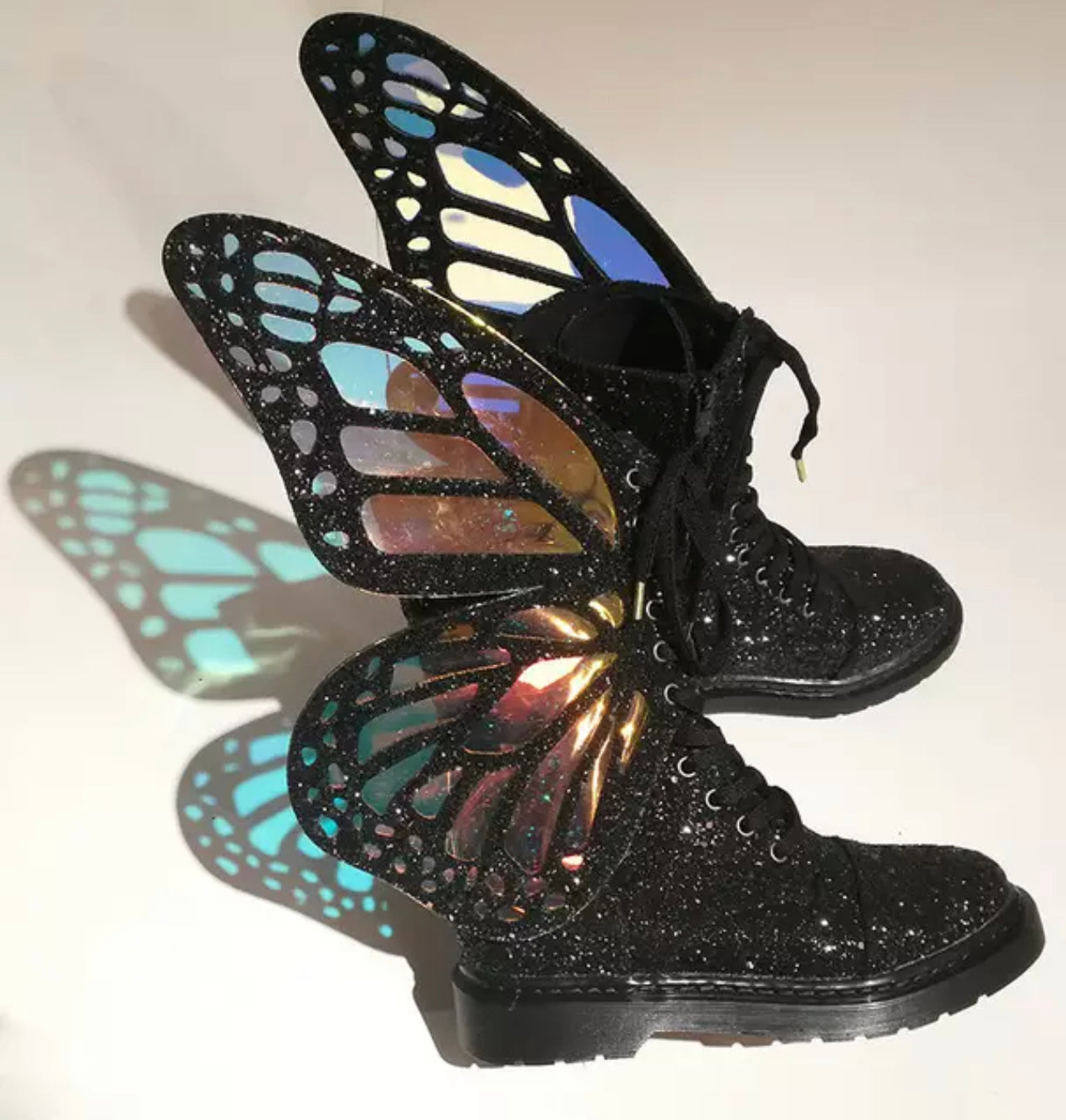 "Butterfly" High Top Sneakers