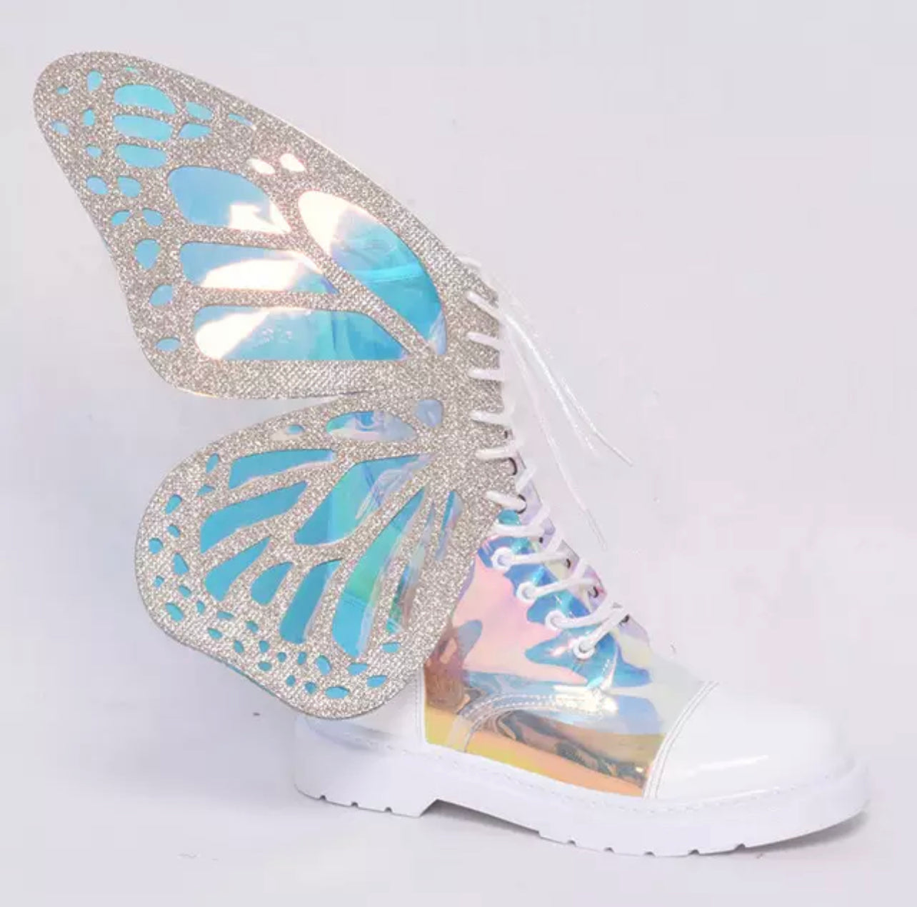 "Butterfly" High Top Sneakers