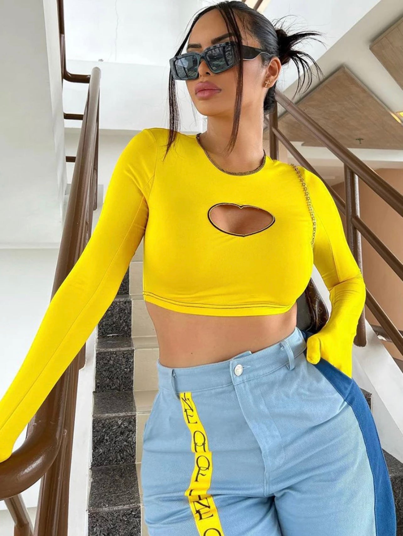 "Sunny Bee" Crop Top