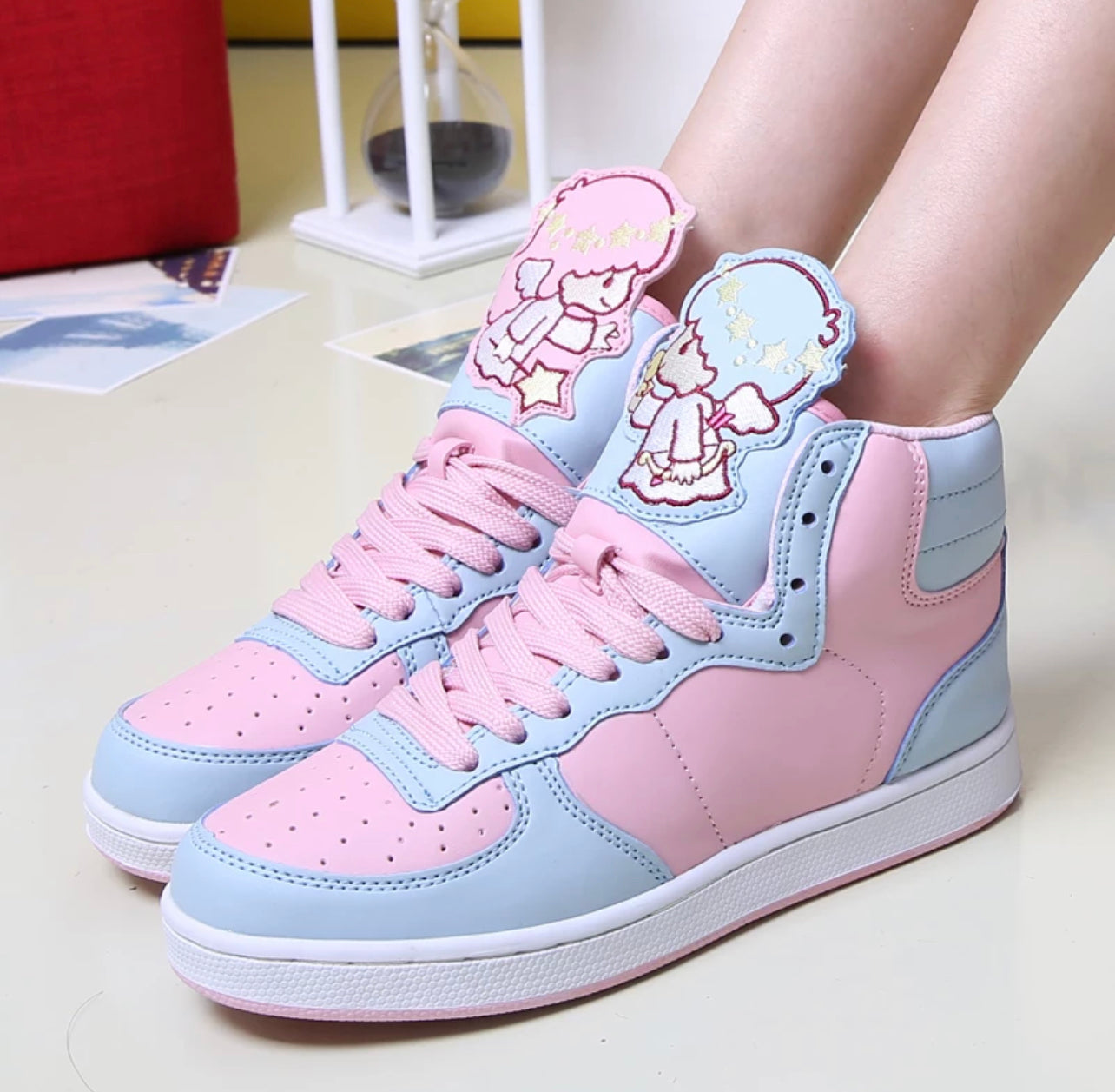 “Cotton Candy" HarajukuAesthetic Sneakers